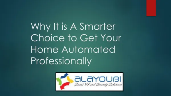 Home automation system in Dubai