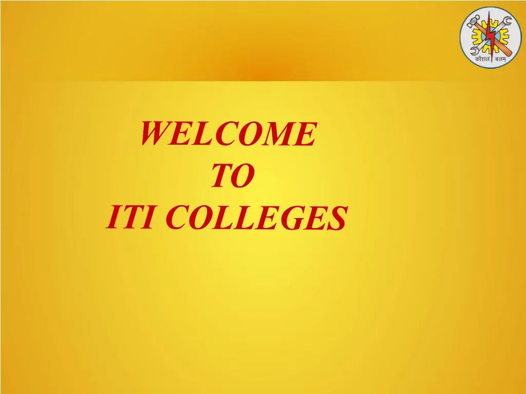 welcome to iti colleges