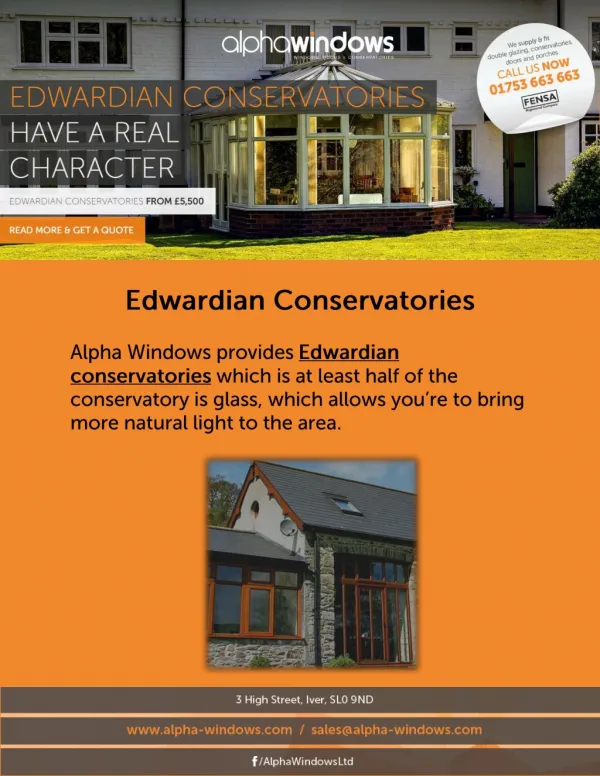 Edwardian Conservatories
