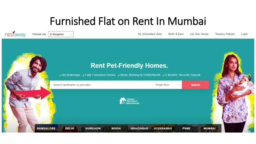 furnished flat on rent in mumbai
