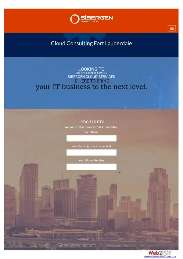 Fort Lauderdale Cloud Services Made For You