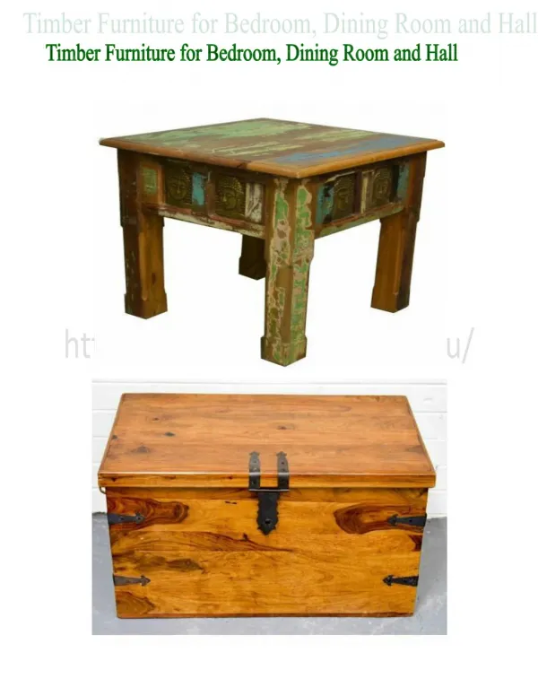 Timber Furniture
