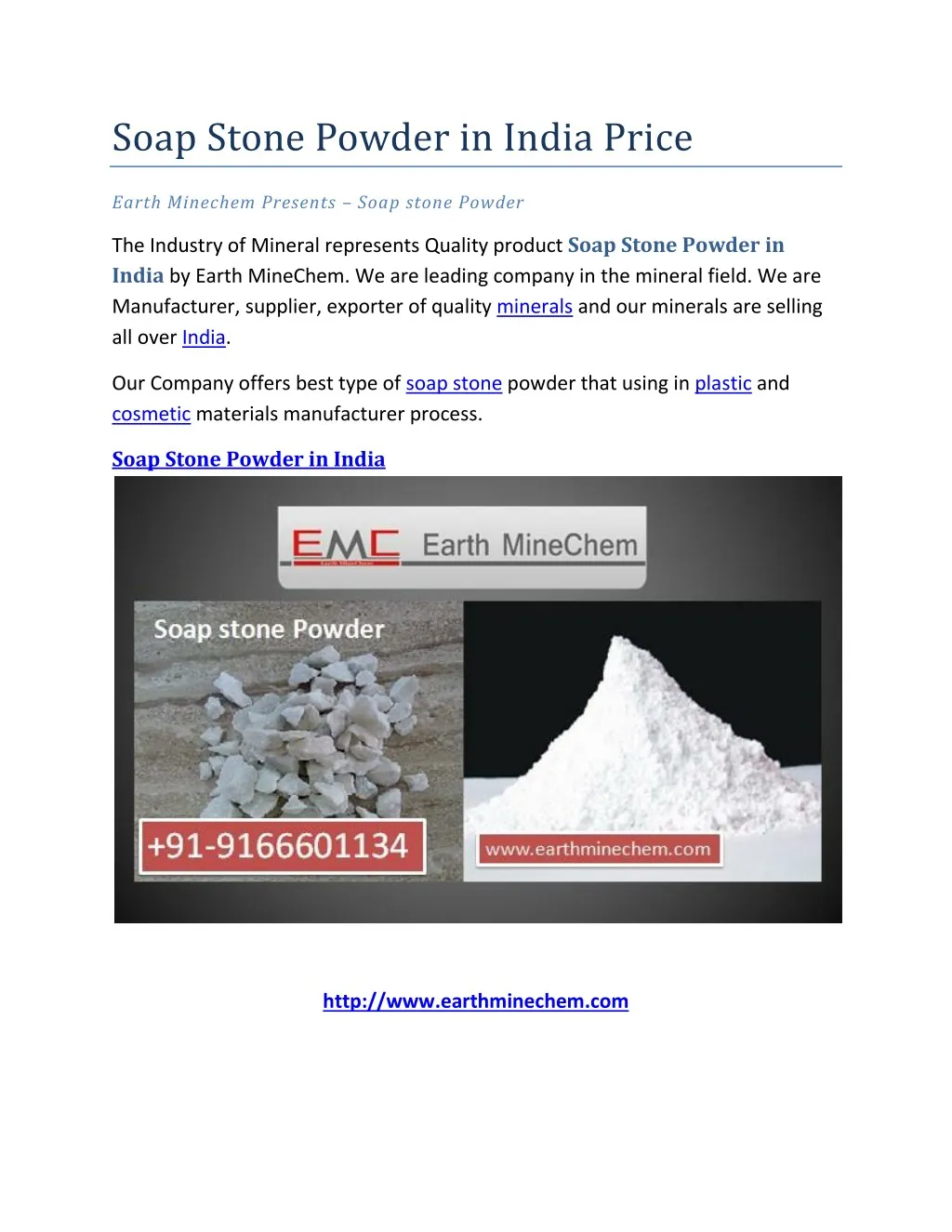 soap stone powder in india price