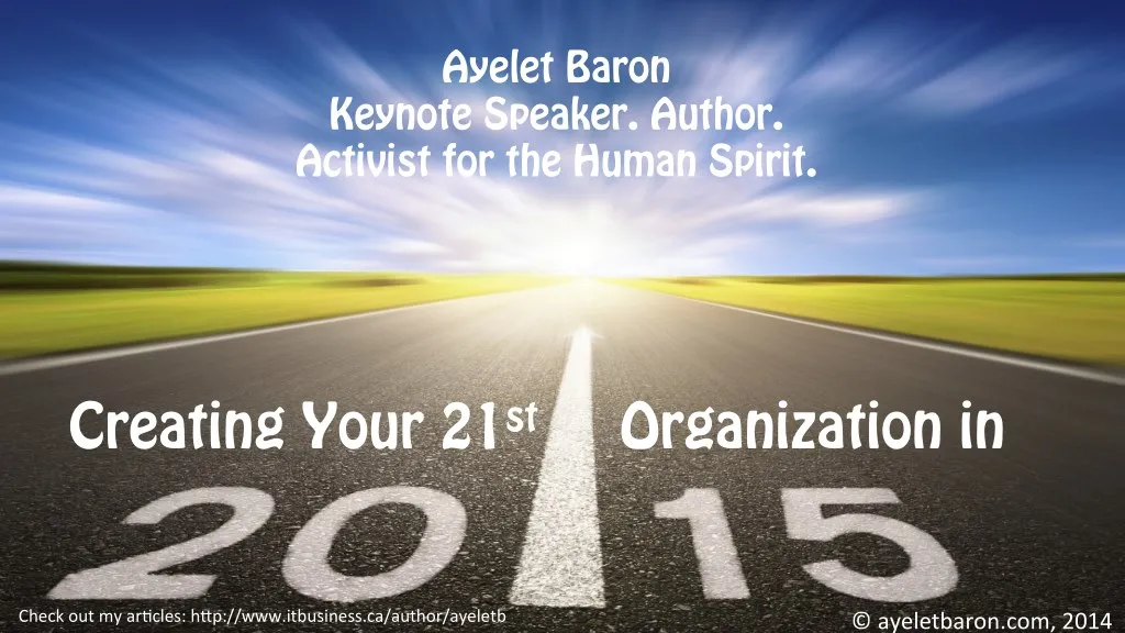 ayelet baron keynote speaker author activist