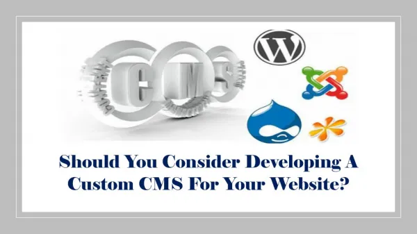 Should You Consider Developing A Custom CMS For Your Website?