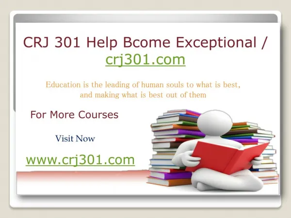 CRJ 301 Help Bcome Exceptional / crj301.com