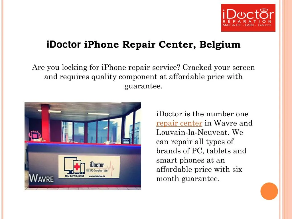 idoctor iphone repair center belgium