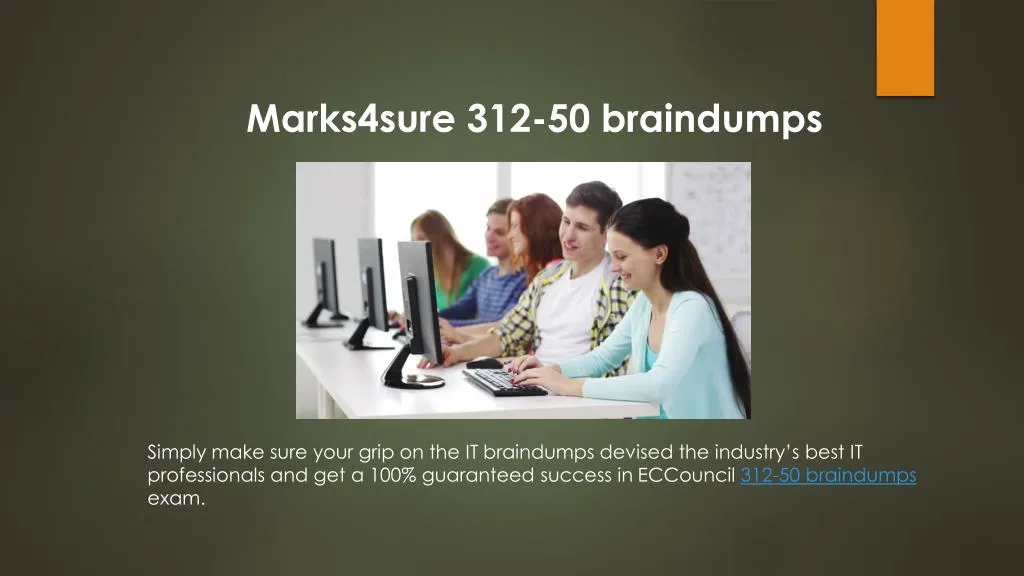 marks4sure 312 50 braindumps