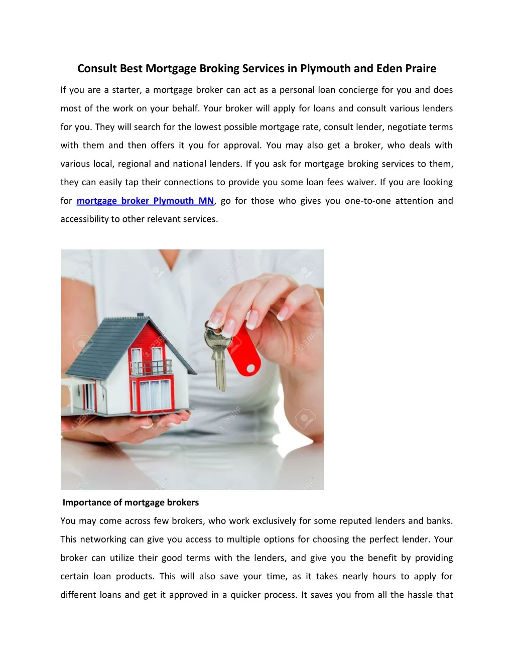 consult best mortgage broking services