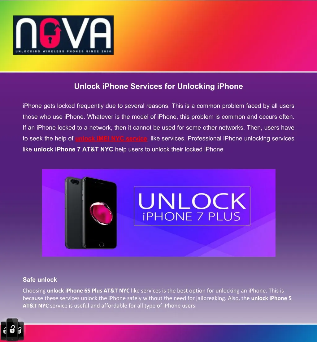 unlock iphone services for unlocking iphone