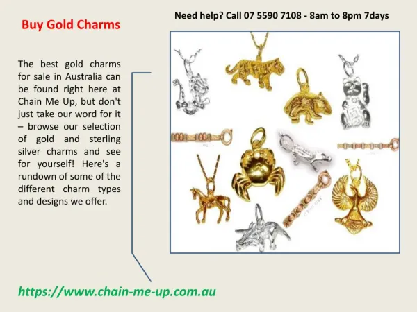 Australian Made Gold Charms
