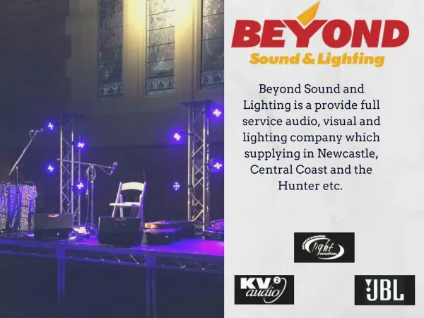 Hire Amplifiers - Beyond Sound & Lighting