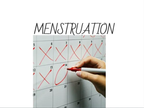 menstruation presentation