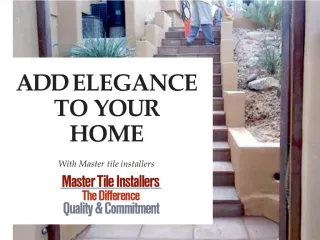 Tile Installers - slide 1