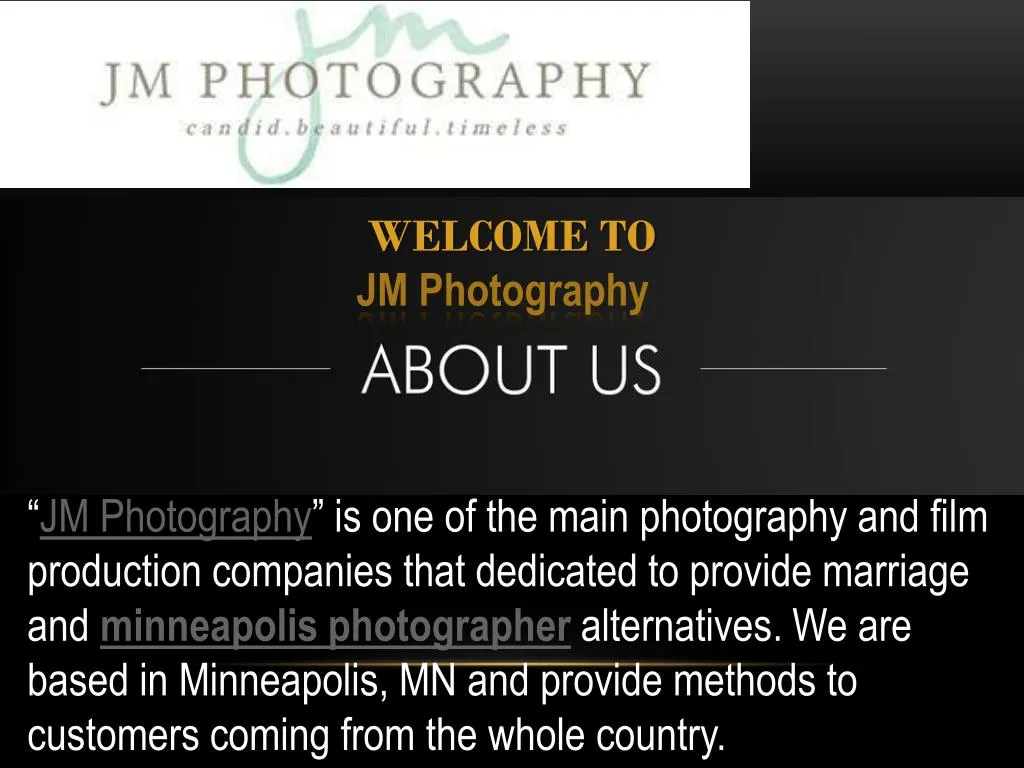 welcome to jm photography