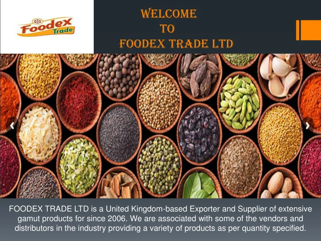 welcome to foodex trade ltd