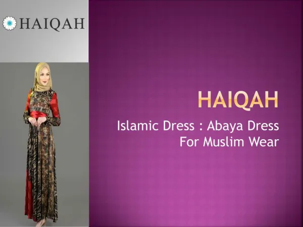 Islamic wear