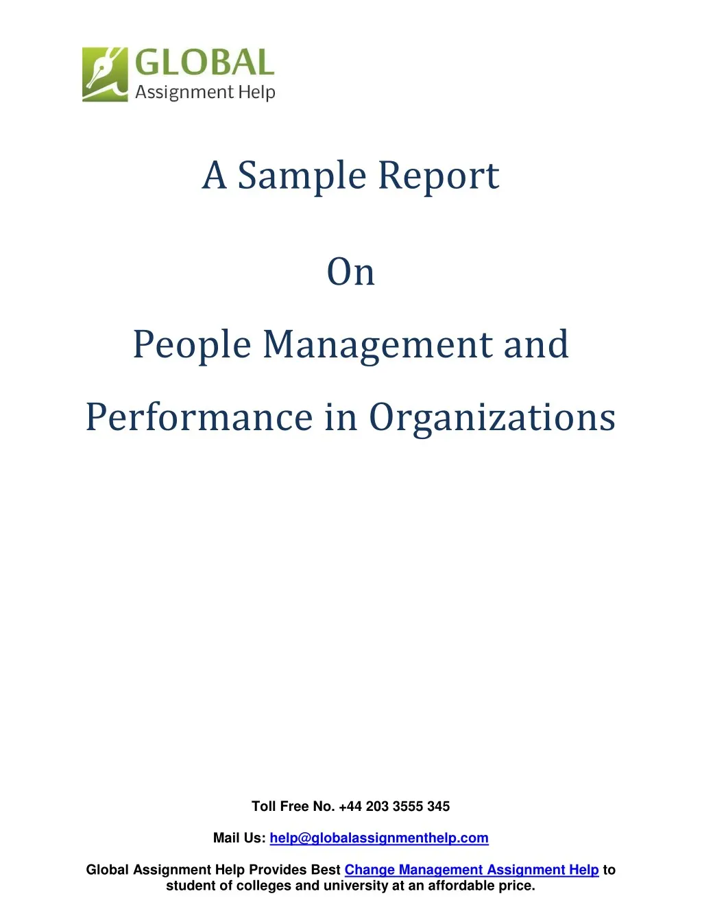 a sample report