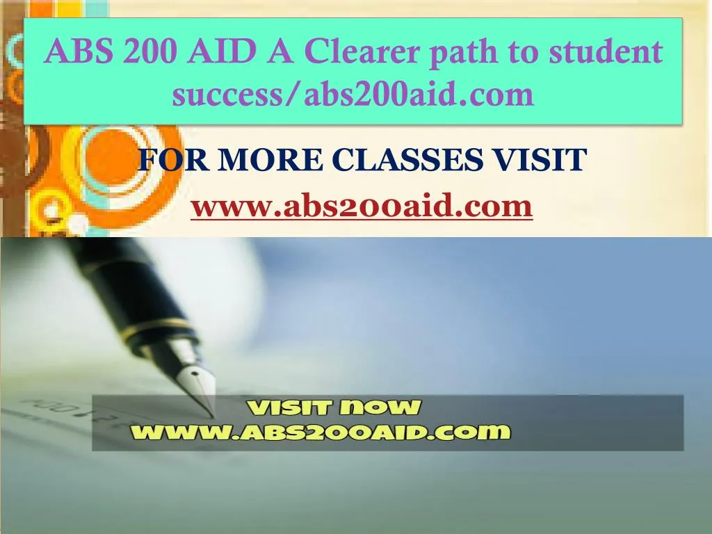 abs 200 aid a clearer path to student success abs200aid com