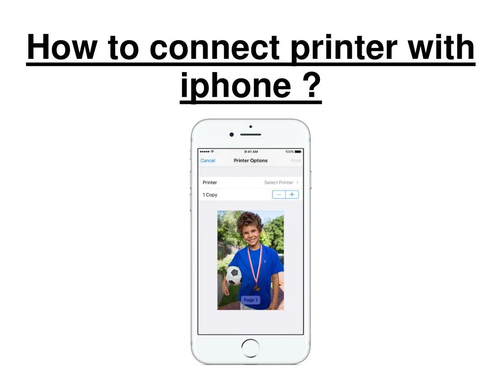 how to connect printer with iphone
