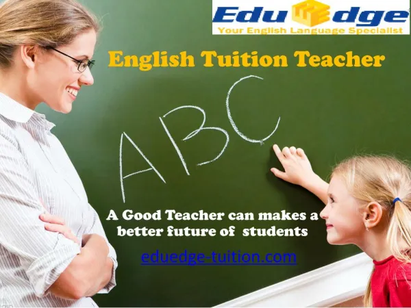 English Tuition Teacher