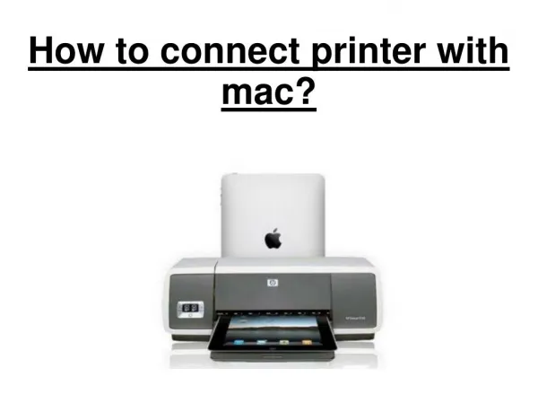 how to connect printer with mac ?