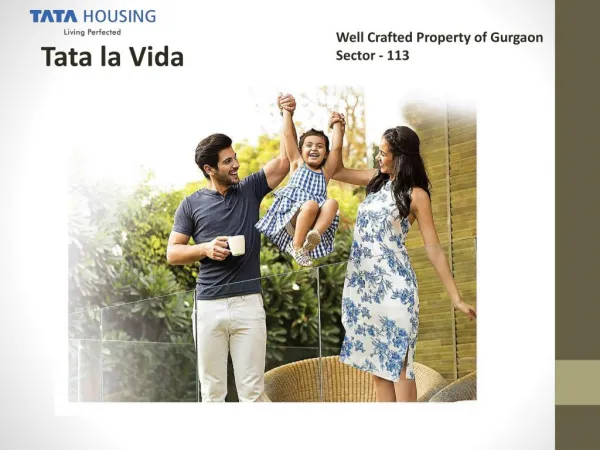 La Vida By Tata Housing In sector 113 - Gurgaon--favista.com