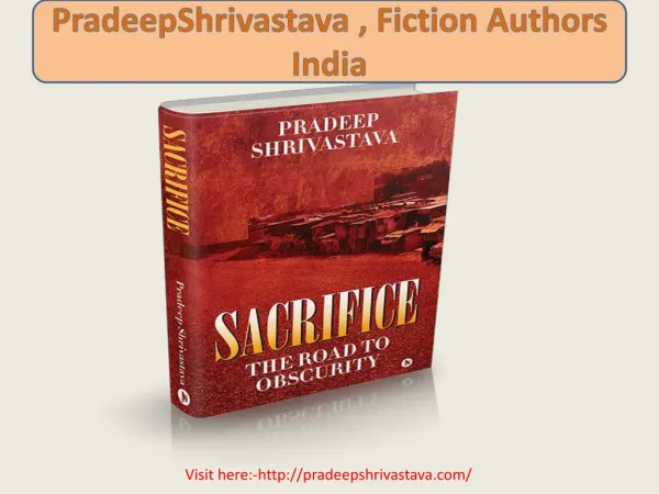 PradeepShrivastava , Fiction Authors India