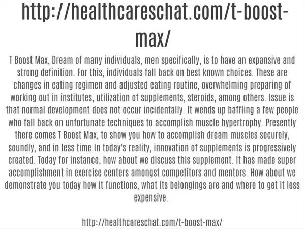 http://healthcareschat.com/t-boost-max/