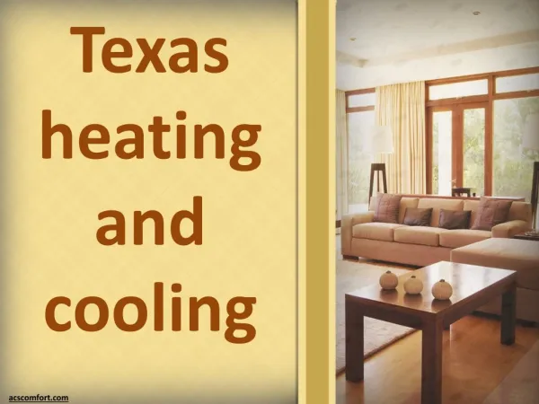 Texas heating and cooling service