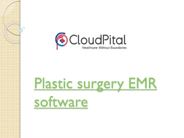 Plastic surgery emr software