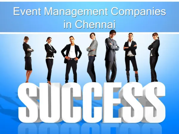 6 Major Benefits of Hiring Event Management Companies in Chennai
