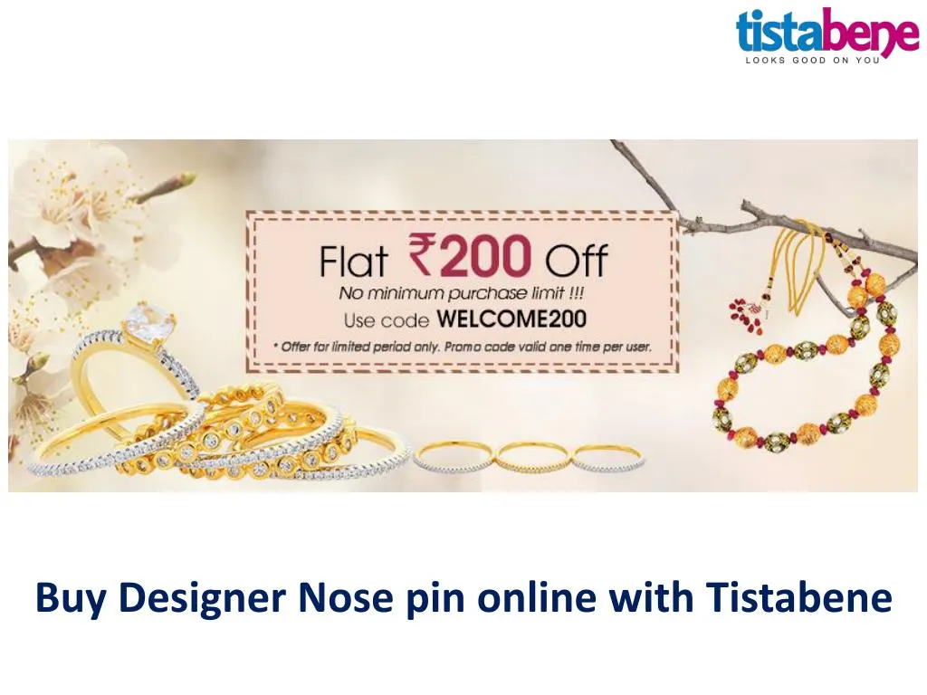 buy designer nose pin online with tistabene