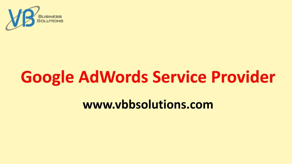 google adwords service provider