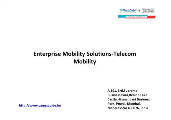 Enterprise mobility platform
