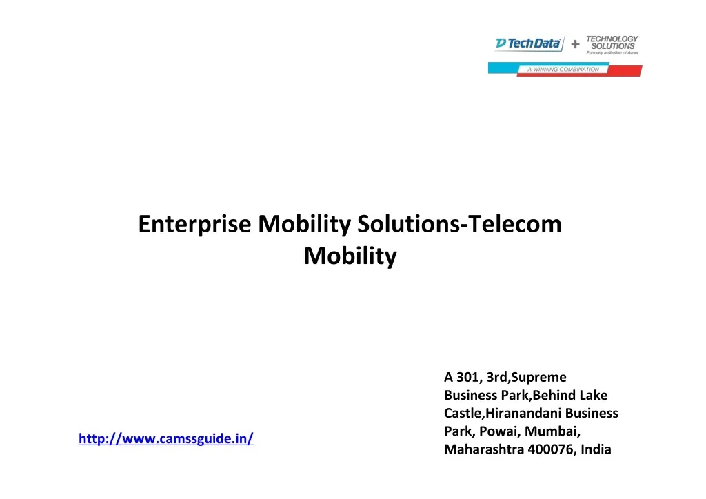 enterprise mobility solutions telecom mobility
