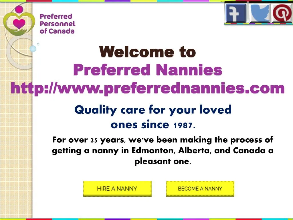 welcome to preferred nannies http www preferrednannies com