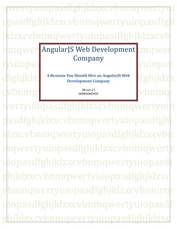 4 Reasons You Should Hire an AngularJS Web Development Company