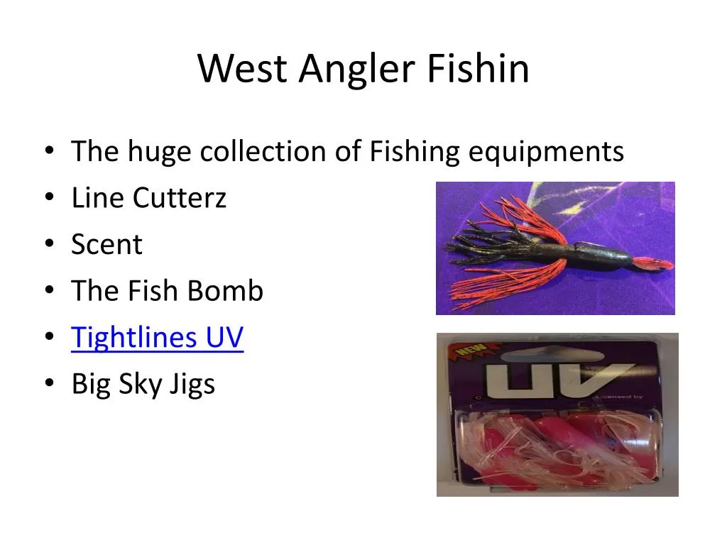 west angler fishin