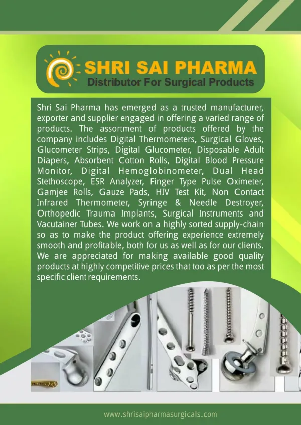Shri Sai Pharma Maharashtra India