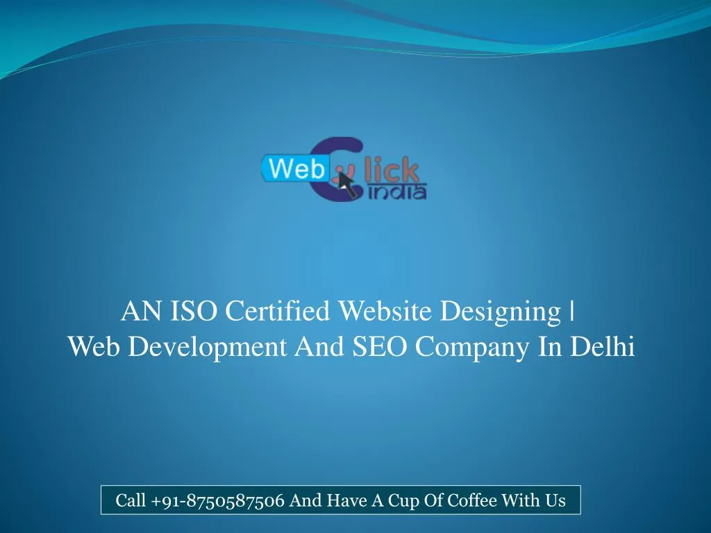 an iso certified website designing