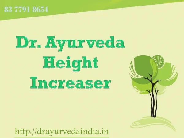 Dr.Ayurveda | Dr Ayurveda Height Increaser