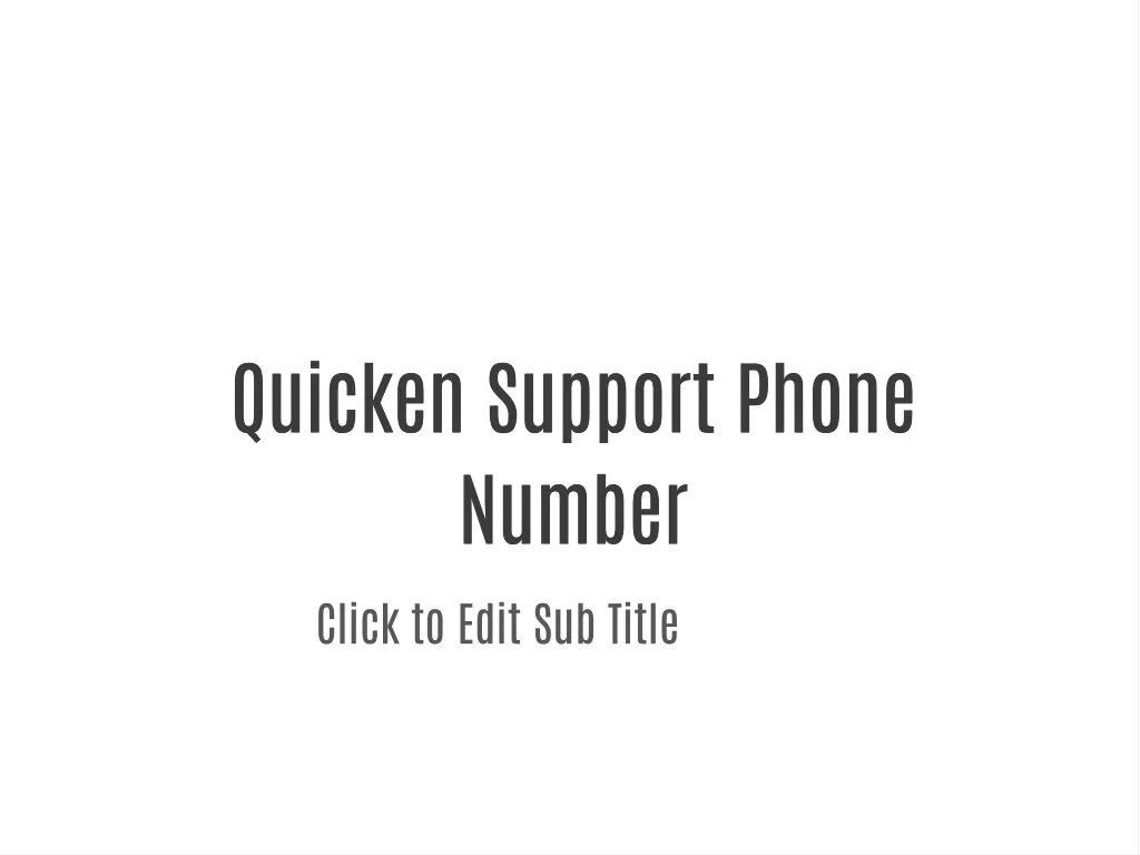 quicken support phone quicken support phone