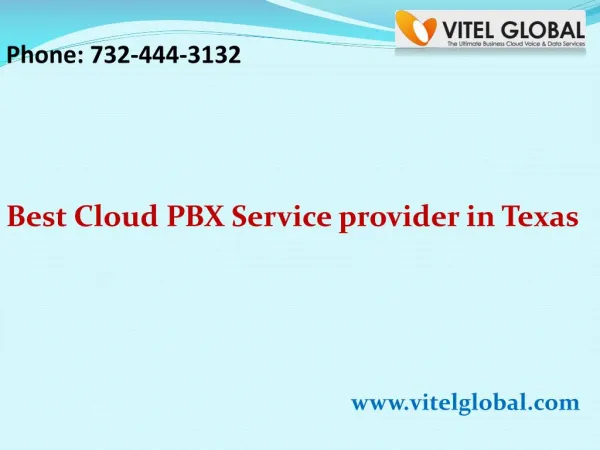 Best Cloud PBX Service provider in Texas