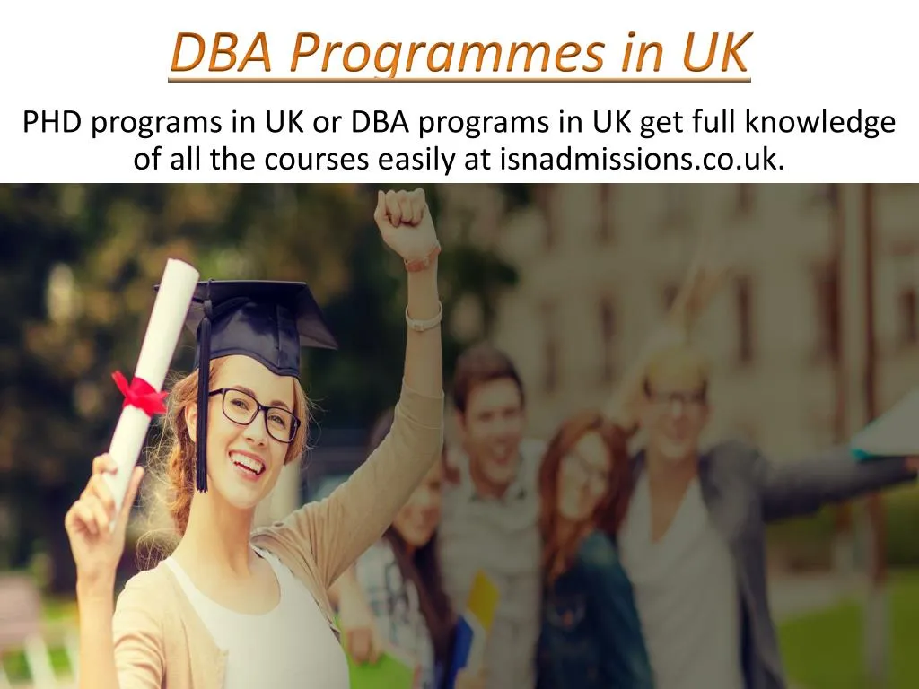 dba programmes in uk