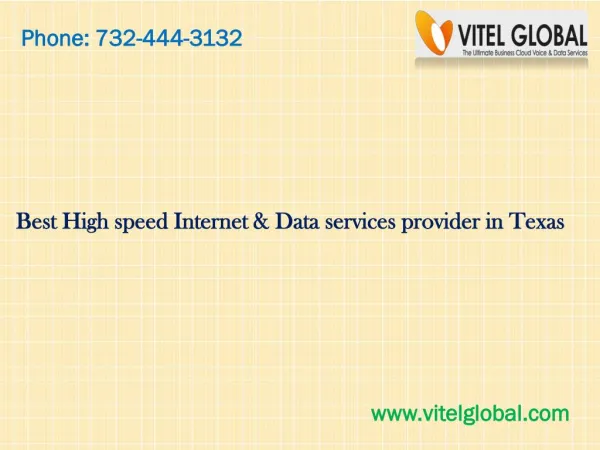 Best High speed Internet & Data services provider in Texas