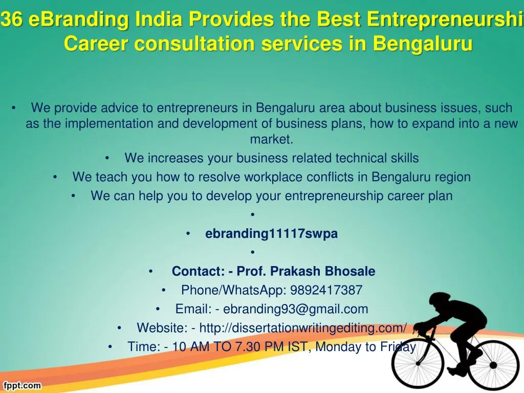 36 ebranding india provides the best entrepreneurship career consultation services in bengaluru