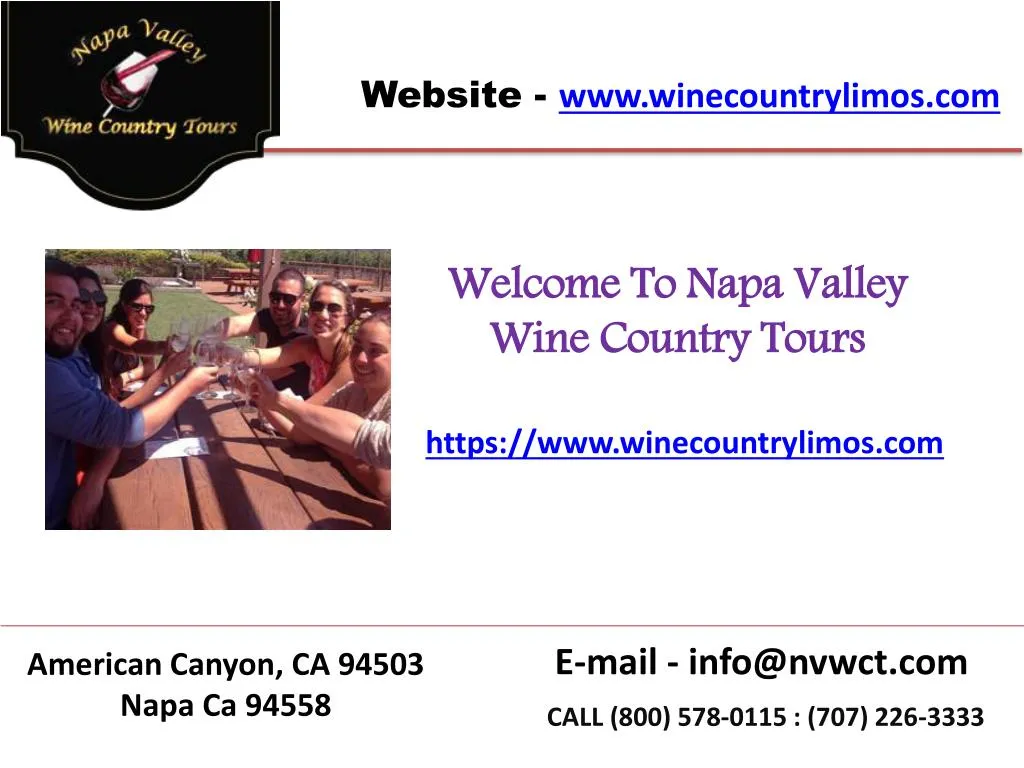 website www winecountrylimos com