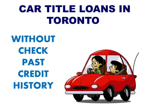 car title loan toronto