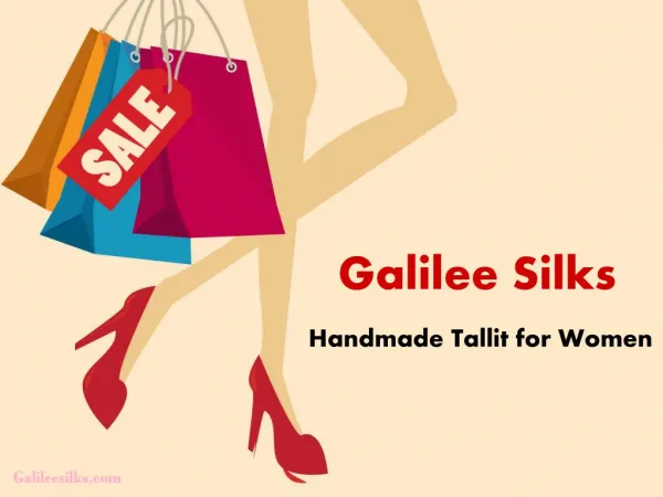 Best design of handmade tallit for women available at Galilee Silks